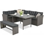 Garden Point GAP408 Zahradní technorattanový nábytek Latina 8 antracit – Sleviste.cz