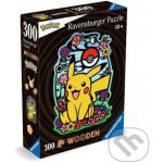 RAVENSBURGER Dřevěné obrysové Pikachu 300 dílků – Zboží Dáma