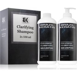 Brazil Keratin Clarifying čisticí šampon 2 x 550 ml dárková sada