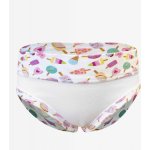 Gina dětské kalhotky klasické dívčí úzký bok šité s potiskem Disco XIX 20027P bílá levandulová – Sleviste.cz