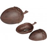 Skrýš na klíče, ŽALUD, litina, hnědá 13x7,5x7cm|Esschert Design – Hledejceny.cz