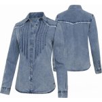 Stars & Stripes Košile westernová Blue dámská blue – Zboží Dáma