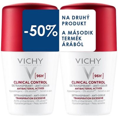 Vichy 96h Dentranspirant proti zápachu Duo 2 x 50 ml – Zbozi.Blesk.cz