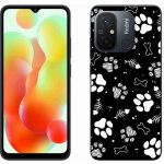 Pouzdro mmCase Gelové Xiaomi Redmi 12C - psí tlapky – Zboží Živě