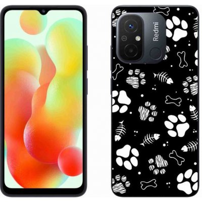Pouzdro mmCase Gelové Xiaomi Redmi 12C - psí tlapky – Zboží Živě