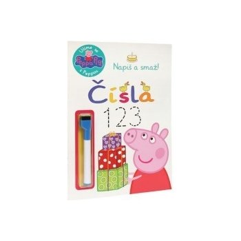 Peppa Pig Učíme se s Peppou Napiš a smaž! Čísla