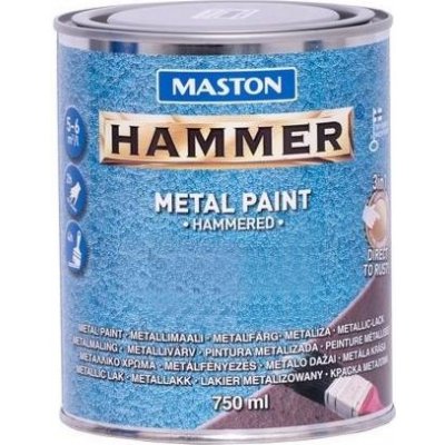 Maston Paint Hammer Hammered Black 750ml