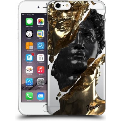 Pouzdro Picasee silikonové Apple iPhone 6 Plus/6S Plus - Black Gold čiré