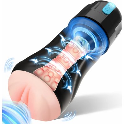 SuperLove Realistic Sucking & Vibrating Masturbator with 10 Vibration & 5 Suction Modes – Zboží Dáma