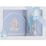 Interbaby OSUŠKA froté KRÁLÍČCI + hřeben modrá – Zboží Dáma