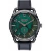 Hodinky Nixon C45 Leather Gun Metal Green Oxyde