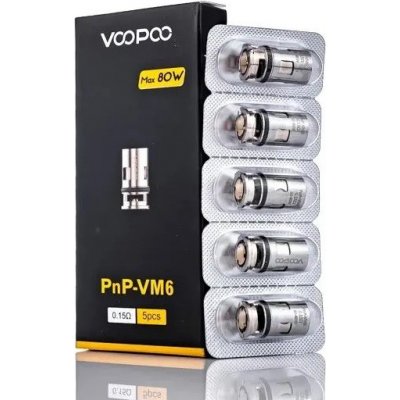 VooPoo Vinci Žhavící hlava PnP Mesh pro Mod Vinci R Mod Air 0,15ohm 5ks – Zbozi.Blesk.cz