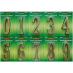 Číslice "2" 100mm BRONZ – Zboží Mobilmania