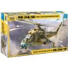 Sběratelský model Zvezda Vrtulník Mi-24V VP stavebnice 1:48