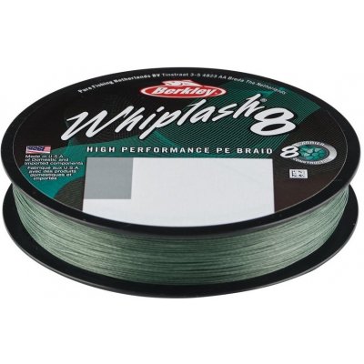 Berkley Šňůra Whiplash 8 Green 300m 0,08mm 12,9kg – Zboží Mobilmania