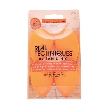 Real Techniques Original Collection Finish houbička na make-up mini 4 ks