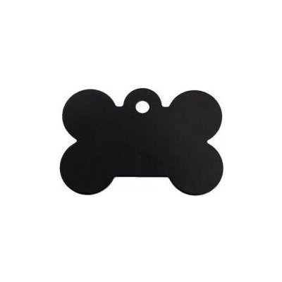 Hi-line Psí známka Kost velká černá 38x26 mm – Hledejceny.cz