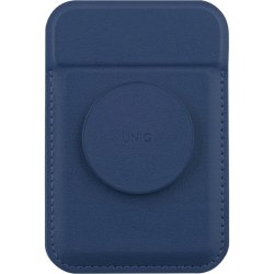 UNIQ FLIXA MagSafe stojánek s gripem a se sloty pro platební kartu modré