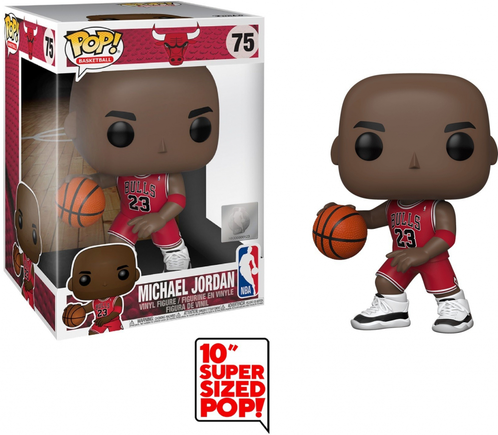 Funko Pop! NBA Bulls Michael Jordan Red Jersey SUPER SIZED 25 cm