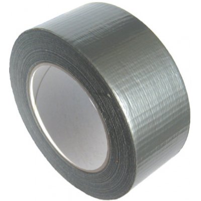 Wimex Lepící páska textilní duct tape 50 m x 48 mm stříbrná – Zboží Mobilmania