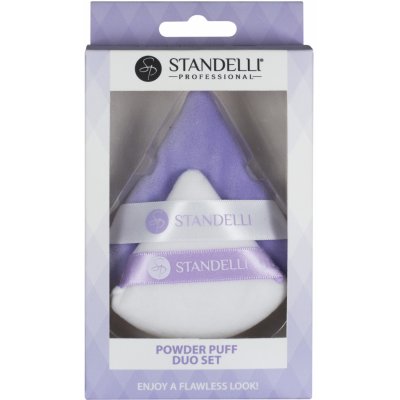 Standelli Professional Powder puff Duo Labutěnka na pudr fialová bílá dva kusy – Zboží Dáma Standelli Professional Powder puff Duo Labutěnka na pudr fialová bílá dva kusy – Zboží Dáma
