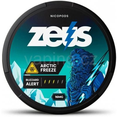 Zeus nikotinové sáčky arctic freeze 16,5 mg/g 20 ks – Sleviste.cz