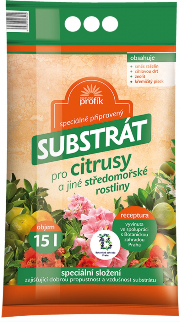 Forestina Profík Substrát pro citrusy a jiné středomořské rostliny 15 l