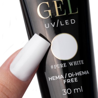 Molly Nails Acrylgel Hema/di-Hema free Pure White 30 ml – Zboží Dáma