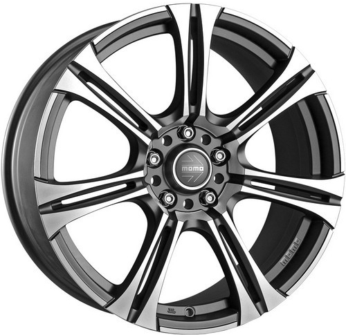 MOMO Next EVO 7x17 5x100 ET35 matt anthracite diamond cut