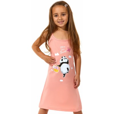 Dívčí noční košilka Veselý sen s Pandou oranžová – Zboží Mobilmania