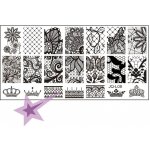 Starnails Razítkovací destička JQL-08 krajky – Zboží Dáma