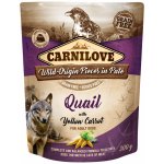 Carnilove Paté Quail with Yellow Carrot 300 g – Zboží Mobilmania