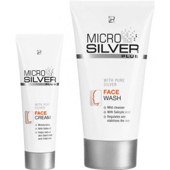 LR Microsilver Plus mycí krém 150 ml + pleťový krém 50 ml dárková sada