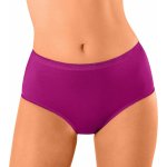 Blancheporte Sada 3 kalhotek maxi z krajky černý rybíz+lila+malina – Zboží Dáma