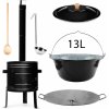 Outdoorový kotlík Perfect Home PL-Set-73 Kotlíková souprava 13L, 6ks