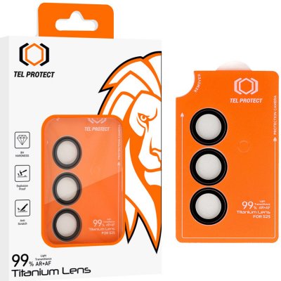 Tel Protect tvrzené sklo Titanium Lens 99% AR na fotoaparát pro Samsung Galaxy S26 černé 171418 – Zboží Živě