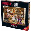 Puzzle AnaTolian Babiččina police s panenkami 500 dílků