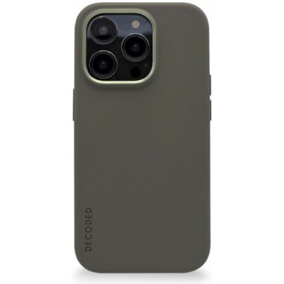 Decoded AntiMicrobial Silicone Backcover iPhone 14 Pro Max Olive