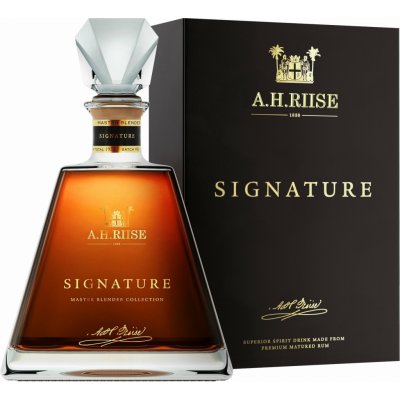 A.H.Riise Signature 43,9% 0,7 l (kazeta) – Zboží Mobilmania