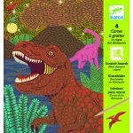 Djeco Vyškrabávací obrázky dinosauři – Zboží Mobilmania