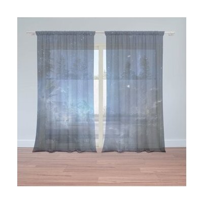 Sablio Záclony Hvězdné nebe: 2ks 150x250cm – Hledejceny.cz
