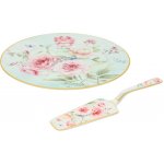 Home Elements Porcelánový kulatý talíř se lžící na dort modrý Mucha 27 cm – Hledejceny.cz