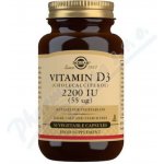 Solgar Vitamin D3 2200 IU 50 tobolek – Hledejceny.cz