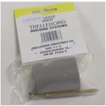 M.A.T. zarážka dveřní 50 x 38 mm šedivý – Zboží Dáma