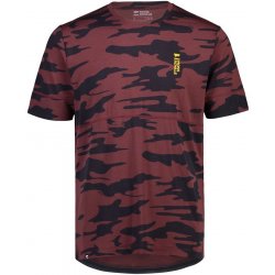 MONS ROYALE merino CADENCE HALF ZIP T chocolate camo