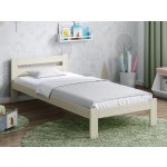 AMI Nábytek masiv VitBed Akio bílá borovice s roštem – Hledejceny.cz