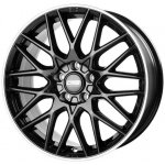 CMS C25 8x18 5x108 ET48 diamond rim black – Hledejceny.cz