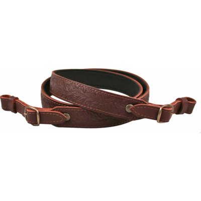 BAFPET Kožený řemen zdobený vlisem podšitý gumou – Sleviste.cz