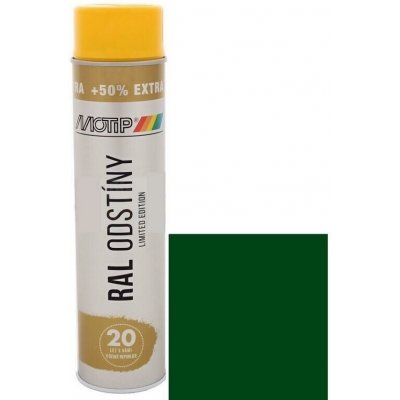Motip RAL 6005 zelená mechová 600ml – Zboží Mobilmania