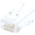 DATACOM DATACOM Konektor RJ45 UTP 8p8c Cat6 lanko 10ks 4161 – Zbozi.Blesk.cz